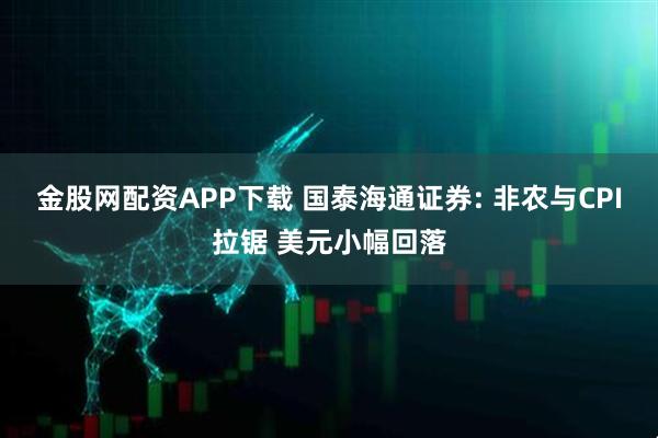 金股网配资APP下载 国泰海通证券: 非农与CPI拉锯 美元小幅回落